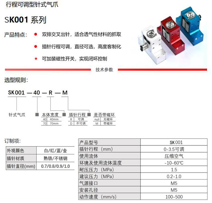 針插式氣爪-布料抓取針式吸盤(圖1)